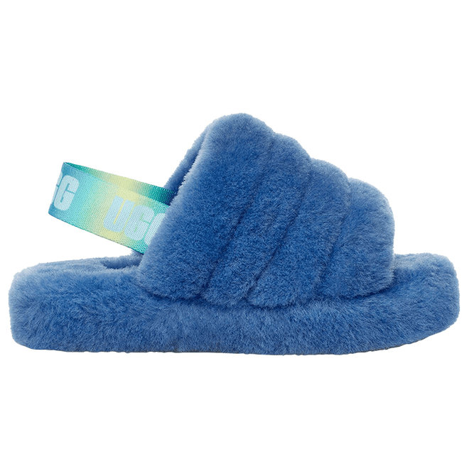 UGG Fluff Yeah Slide Mystic Blue Gradient (Kids)