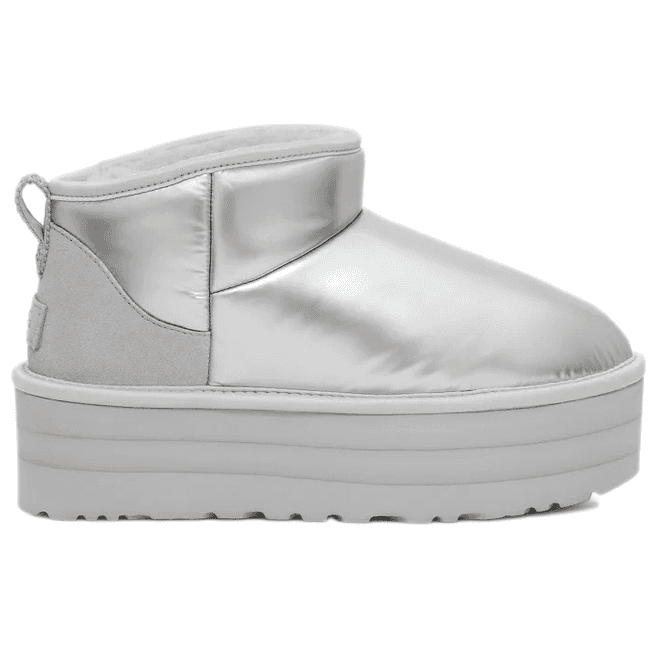 UGG Ultra Mini Platform Hi Shine Boot Grey