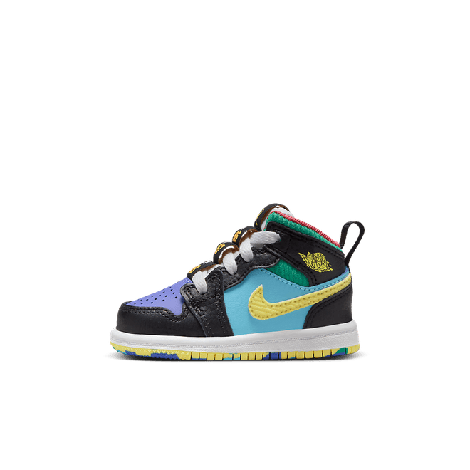 Air Jordan 1 Mid Sneaker School Baby/Toddler