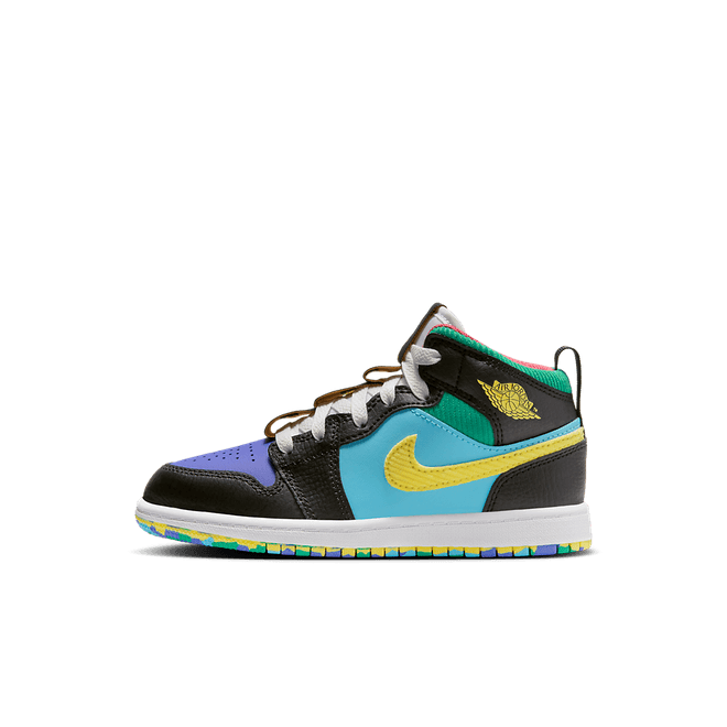 Air Jordan 1 Mid Sneaker School Little Kids'