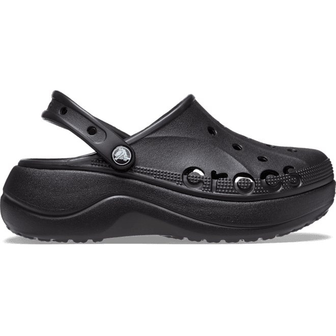 Crocs Baya Platform ClogsBlack 