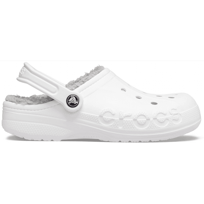 Crocs Baya Lined ClogsWhite / Light Grey 