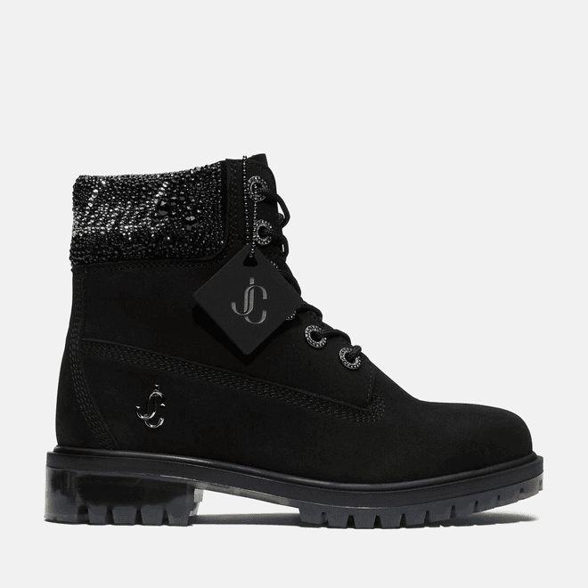 Jimmy Choo X Timberland 6 Inch Crystal-collar Boot 