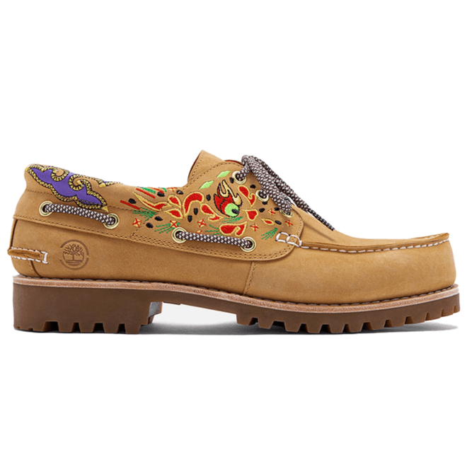 Timberland 3-Eye Classic Lug Handsewn Boat Shoe CLOT Wheat