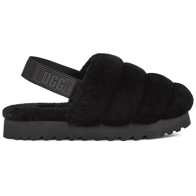 UGG Super Fluff Slipper Black (Women's)