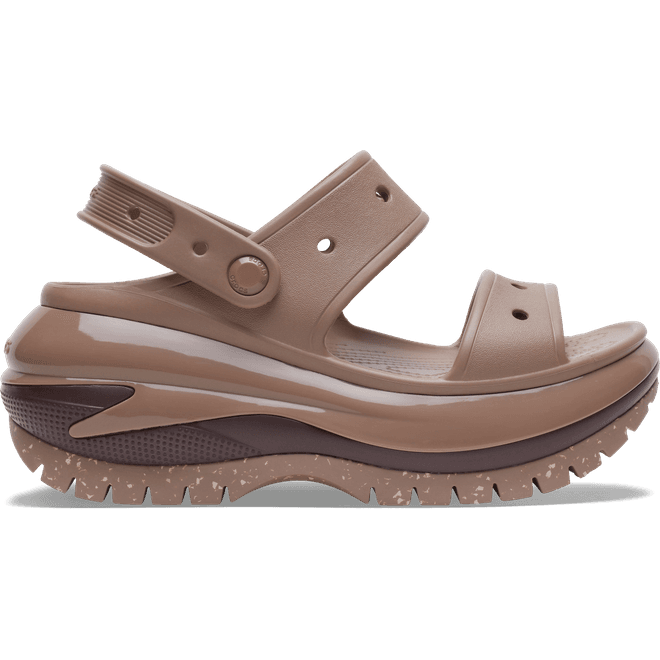 Crocs Unisex Mega Crush Sandals Latte 