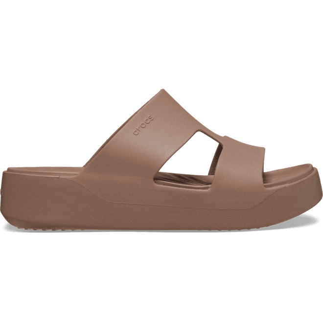 Crocs Women Getaway Platform H-Strap Sandals Latte 