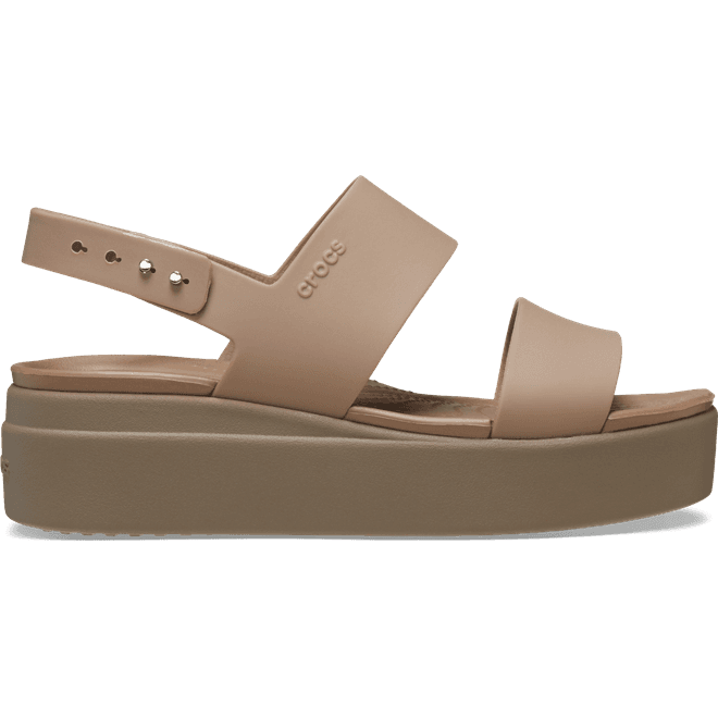 Crocs Women Brooklyn Low Sandals Latte/Mushroom 