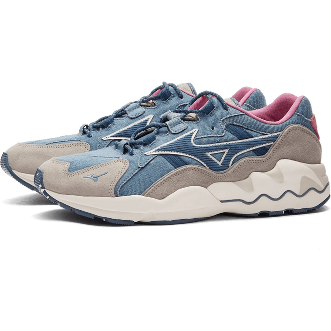 Mizuno Men's Wave Rider 1 'Nikkapokka' Vtage Indigo