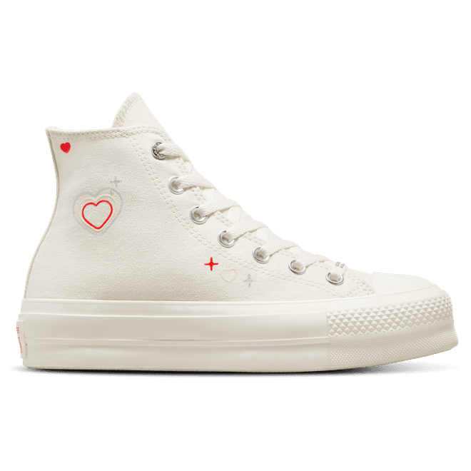 Converse Chuck Taylor All Star Lift Platform Y2K Heart 