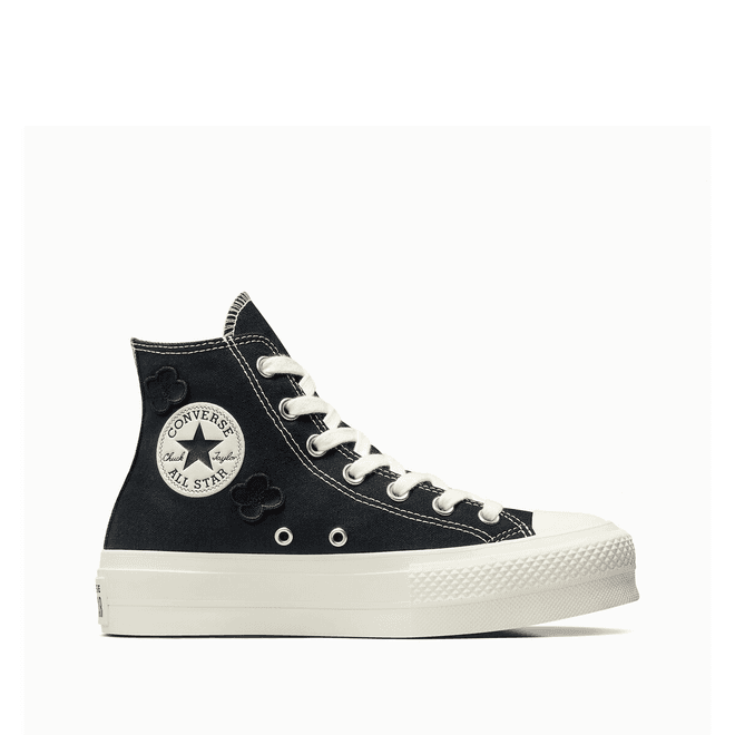 Converse Chuck Taylor All Star Lift 3D Flowers Black, White