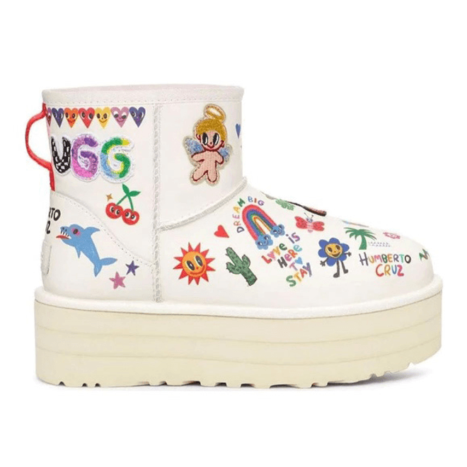 UGG Classic Mini Platform Boot Pop Sketch (Women's)