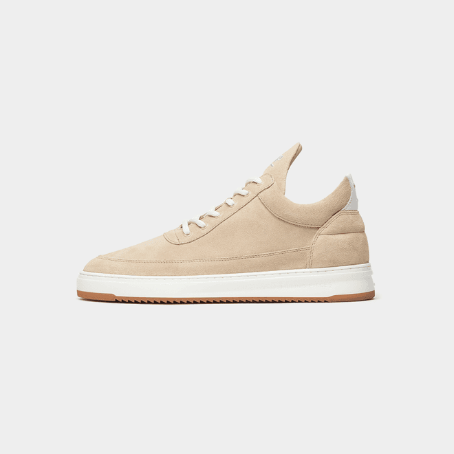 Filling Pieces Low Top Ripple Suede Beige