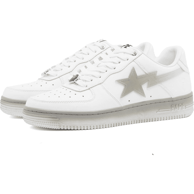 A Bathg Ape Men's Bape Sta #5 Sneaker White