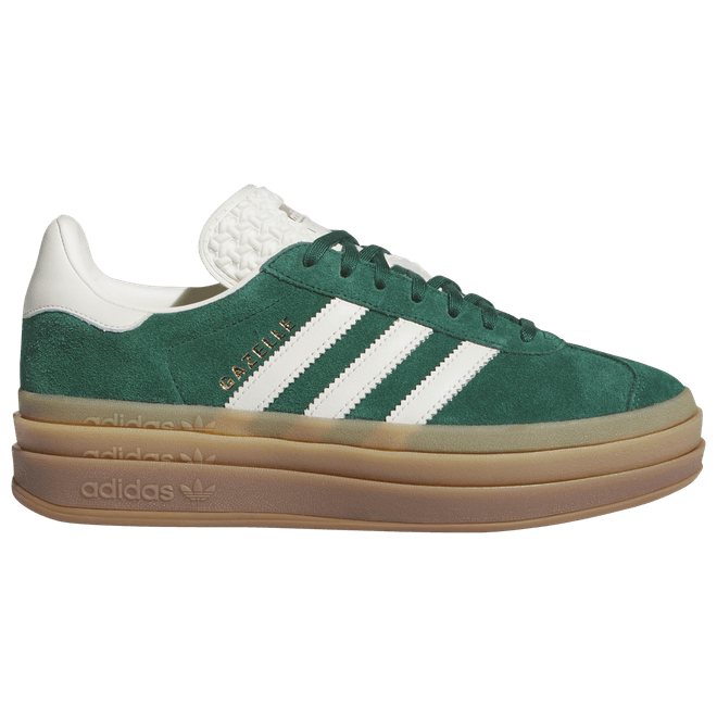 adidas Gazelle Bold Womens "Green / White / Gold"