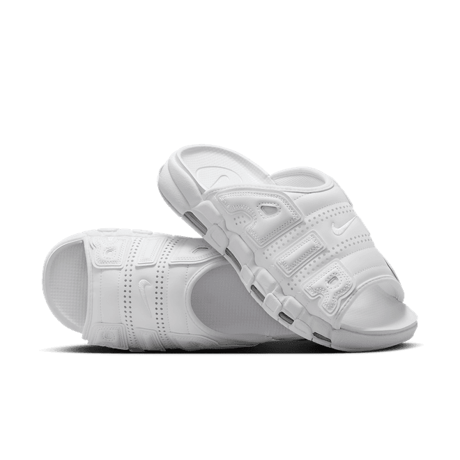 Nike Air More Uptempo Slide 'Triple White' 