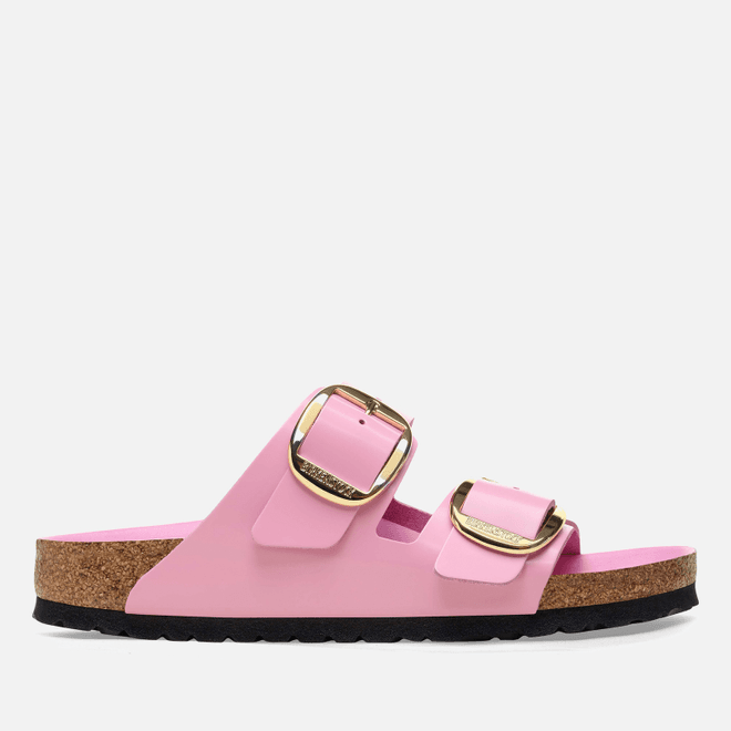 Birkenstock Women's Arizona Big Buckle Slim Fit High Shine Double Strap Sandals