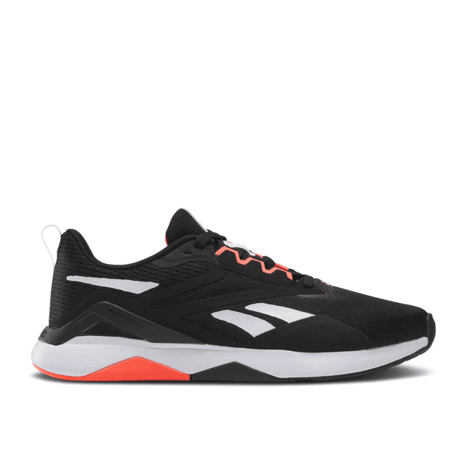 Reebok NanoFlex TR 2.0 'Black Orange Flare' 