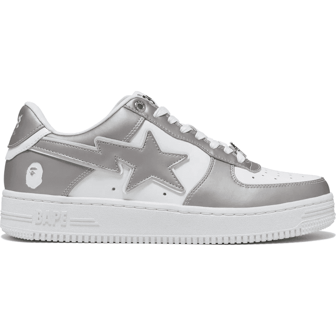 A Bathing Ape Bape Sta #4 Silver