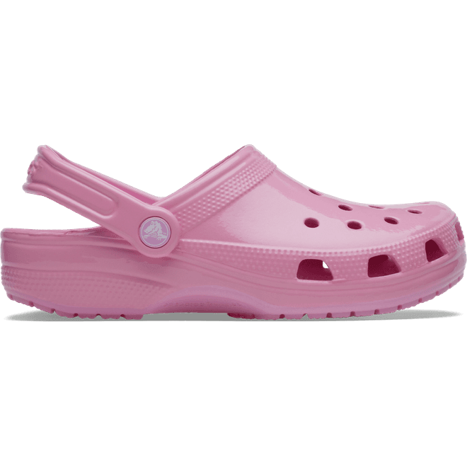 Crocs Unisex Classic High Shine Clogs Pink Tweed 