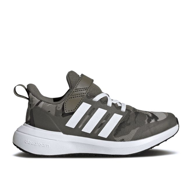 adidas FortaRun 2.0 Cloudfoam EL Little Kid 'Olive Strata Camo' 