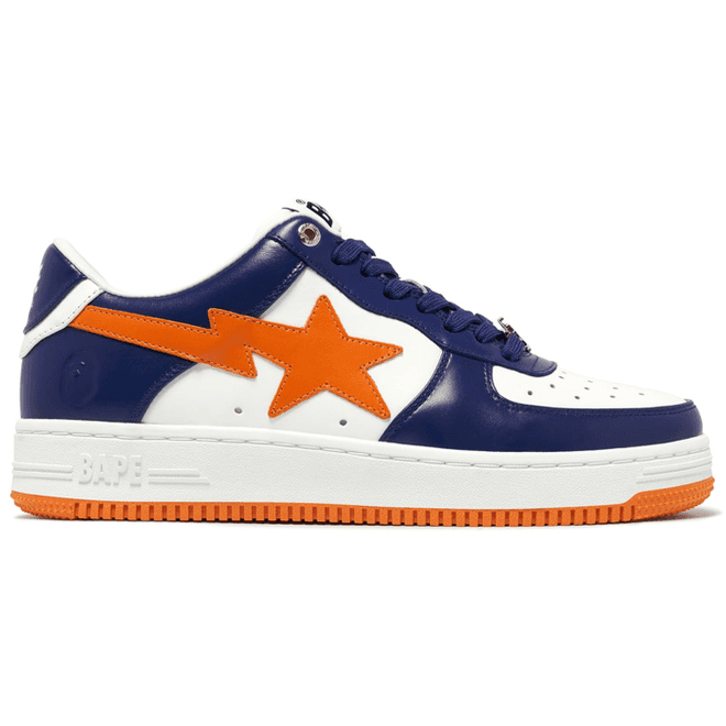 A Bathing Ape Bape Sta #3 M2 White Blue Orange