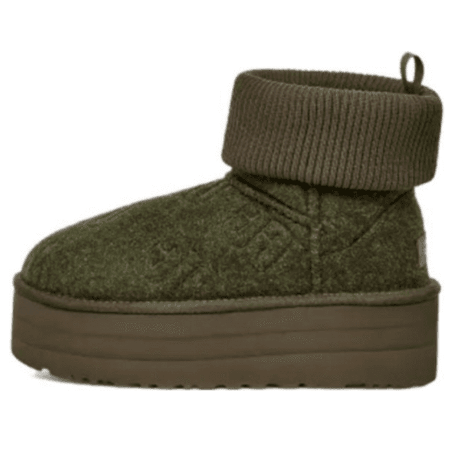  UGG Classic Mini Platform Felted 'Forest Night'