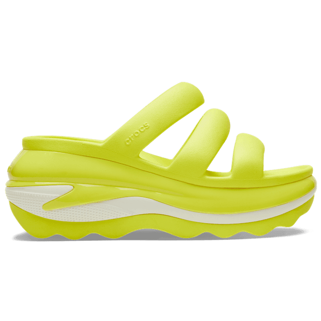 Crocs Mega Crush Triple Strap Slides Acidity 