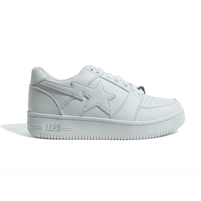 A Bathing Ape Bape Sta Low Triple White