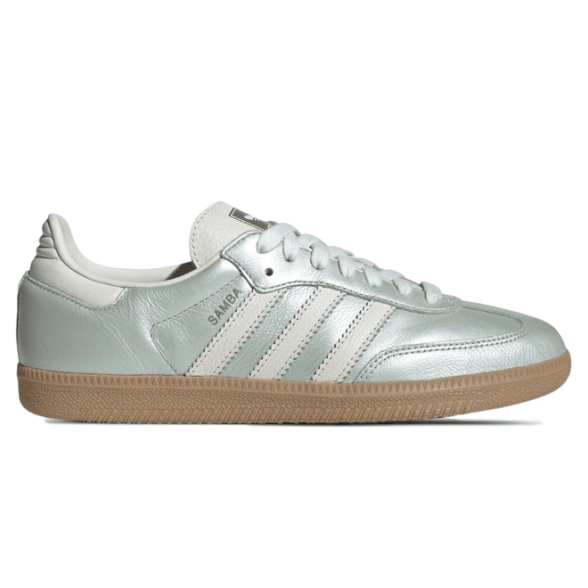 adidas Samba OG Linen Green Metallic (Women's)