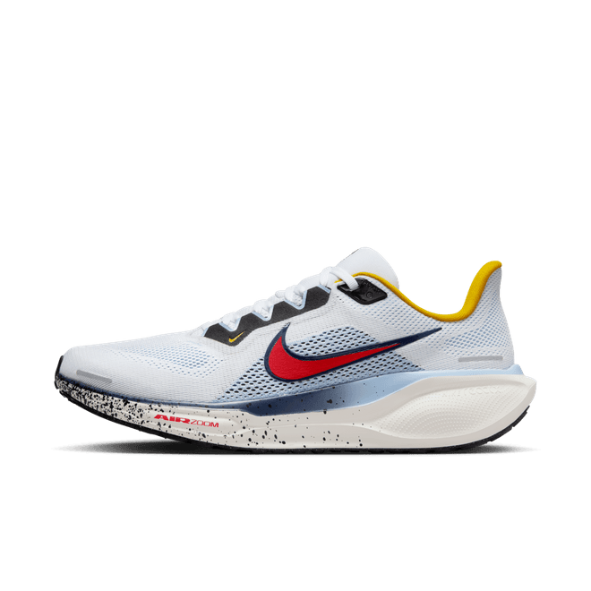 Nike Air Zoom Pegasus 41 White Psychic Blue Speed Red