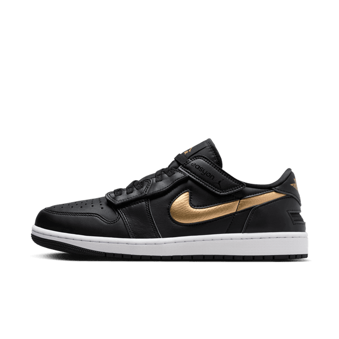 Air Jordan 1 Low FlyEase 'Gold Swoosh'