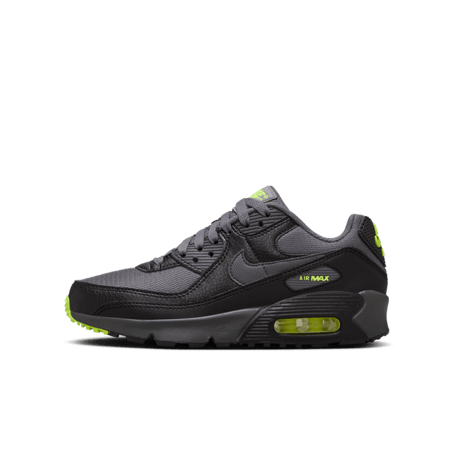 Nike Air Max 90 GS 'Black Volt'