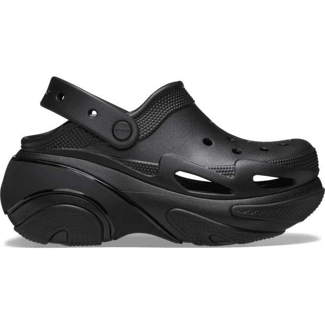 Crocs Unisex Bubble Crush Clogs Triple Black 