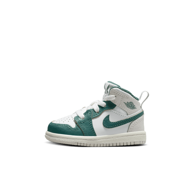 Jordan Jordan 1 Mid SE (TD) White/Oxidized Green/Sail/Neutral Grey