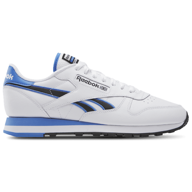 Reebok Classic Leather  White Kinetic Blue Black