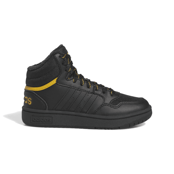 adidas Hoops 3.0 Mid J 'Black Preloved Yellow' 