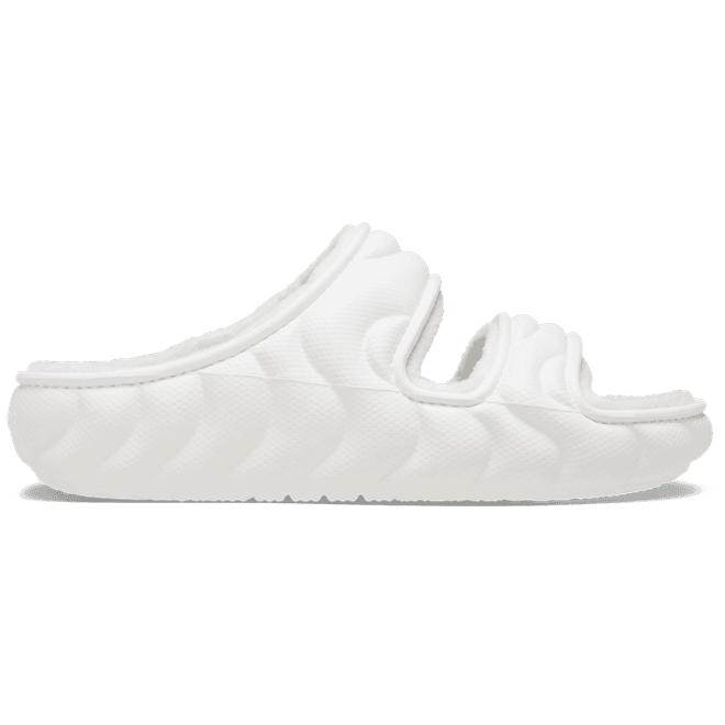 Crocs Classic Cozzzy Overpuff Sandals White