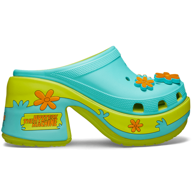 Crocs Unisex Scooby Doo Siren Clogs Lime Punch 