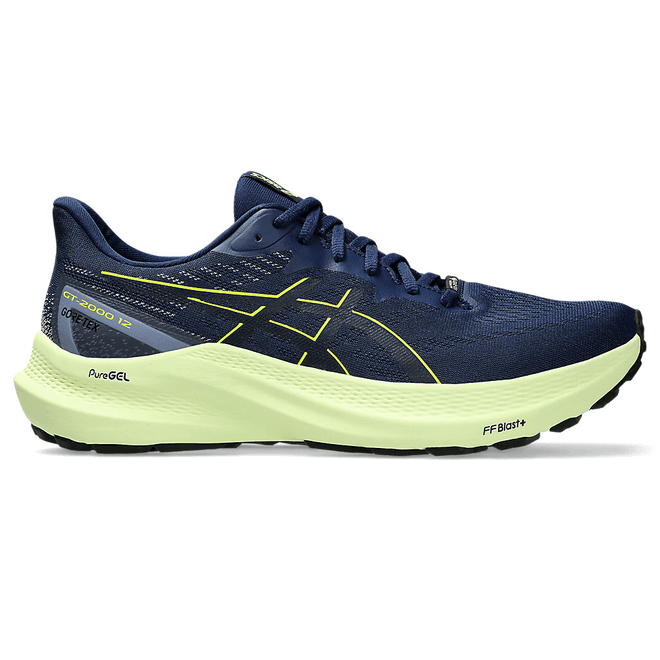 ASICS GT 2000 12 GORE-TEX 'Blue Expanse Safety Yellow' 