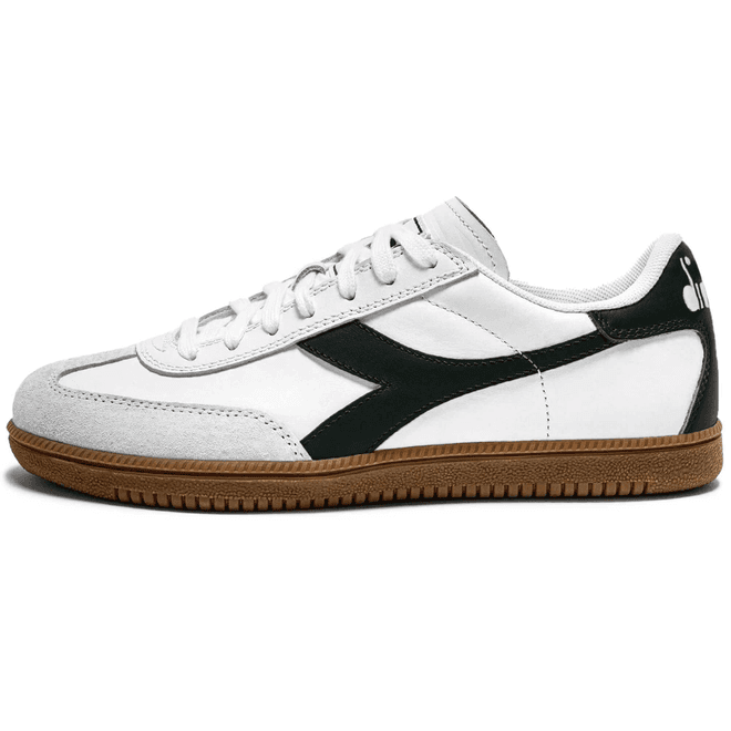 Diadora Trainer Leather - White and Black