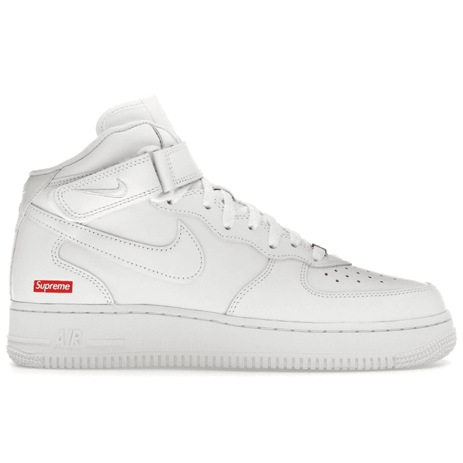 Nike Supreme x Air Force 1 Mid 'Box Logo - Triple White' 