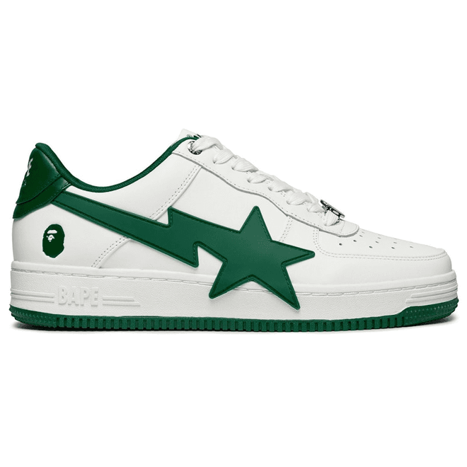 A Bathing Ape Bape Sta OS #2 White Green