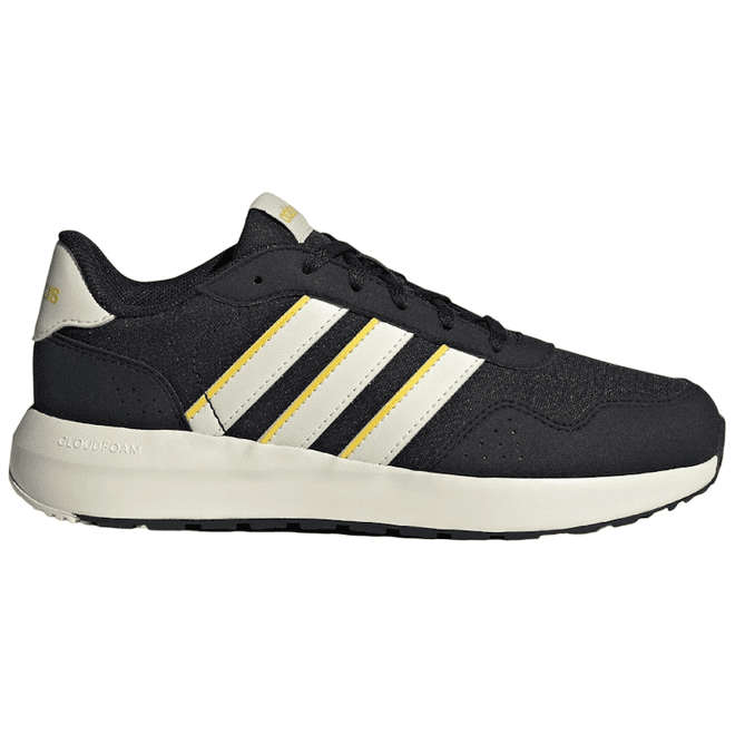 adidas Run 60s Core Black Off White Utility Yellow (GS)