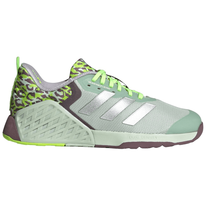 adidas Dropset 3 GFX Linen Green Silver Metallic Lucid Lemon (Women's)