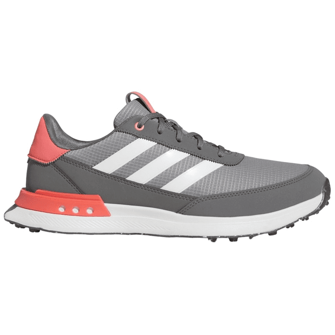 adidas S2G 24 Spikeless Golf Grey Cloud White Preloved Scarlet