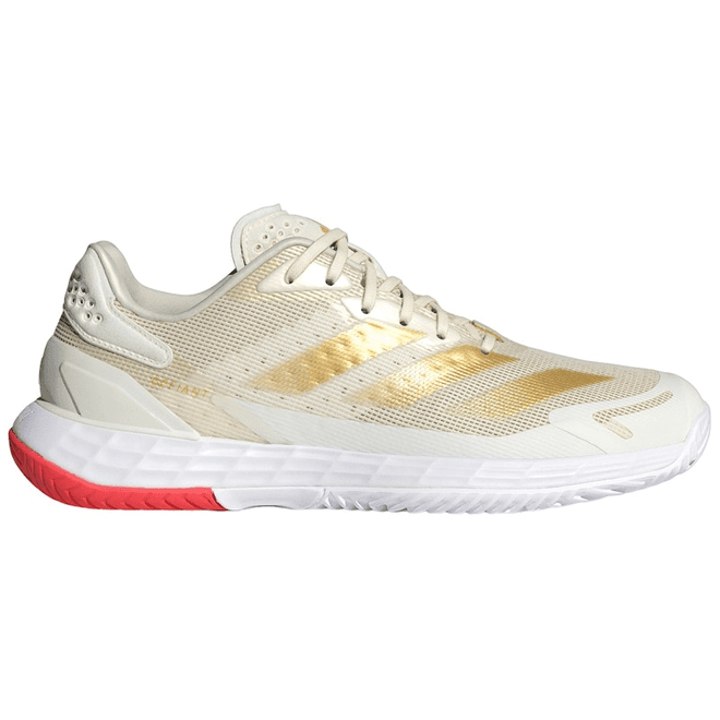 adidas Defiant Speed 2 Off White Gold Metallic Bright Red (Women's)