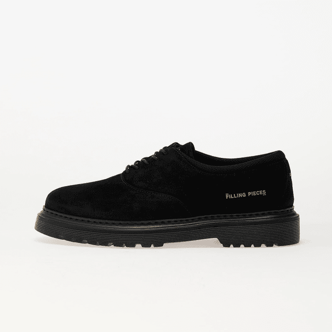 Filling Pieces Derby Suede Black 