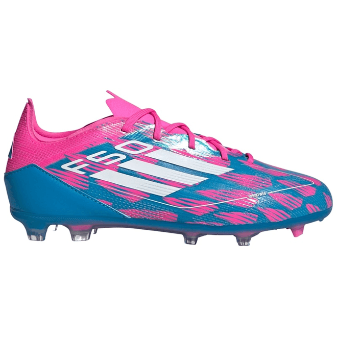 adidas F50 Pro FG Solar Blue Cloud White Solar Pink (GS)