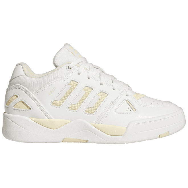 adidas Midcity Low Core White Easy Yellow (Women's)